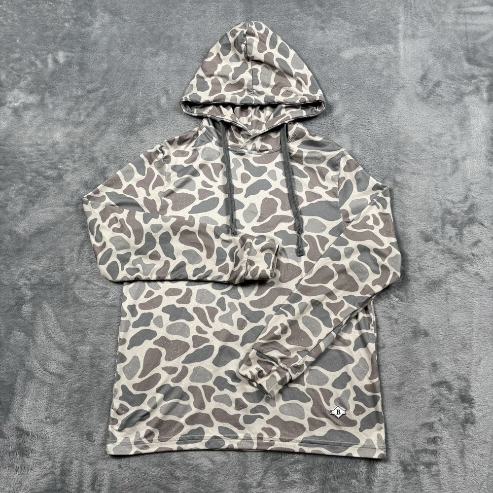 Burlebo Youth Performance Hoodie Small (5/6) White Camo